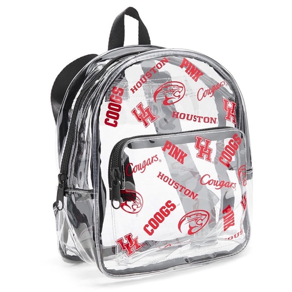 Pink VS Collegiate Clear Micro Backpack - Picture 4 of 5